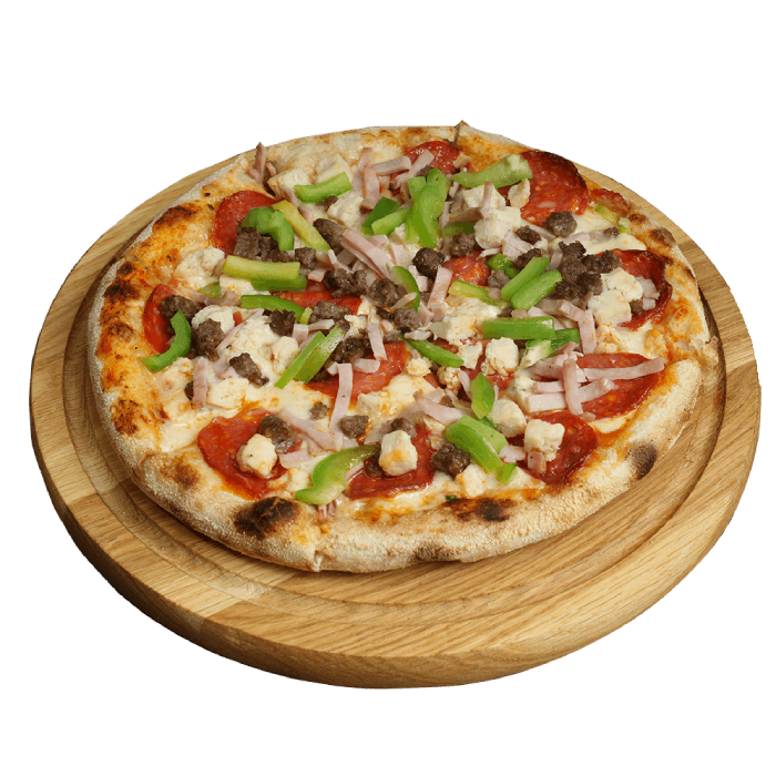    La Capanna Livingston pizza shape